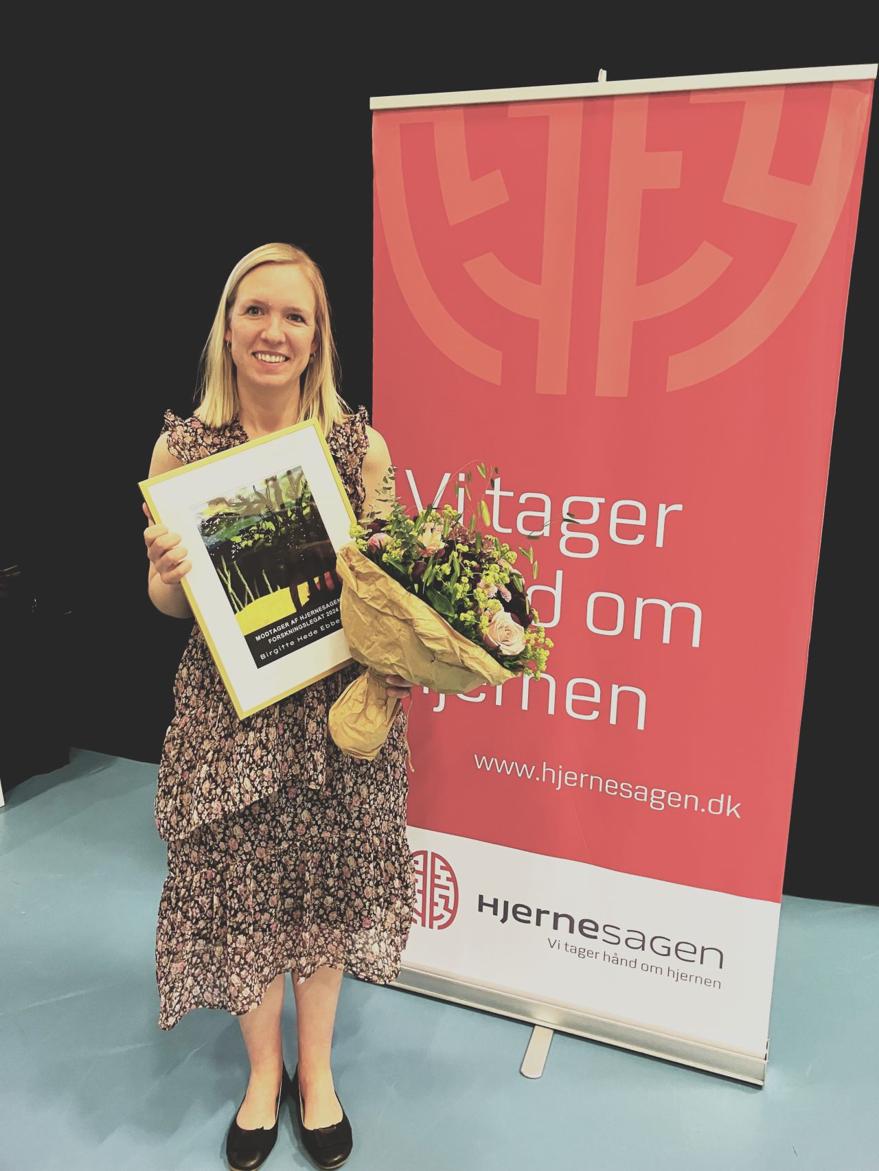 Birgitte Hede Ebbesen med pris